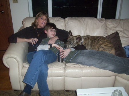 Mom, Jack & Dog, Thanksgiving 2009