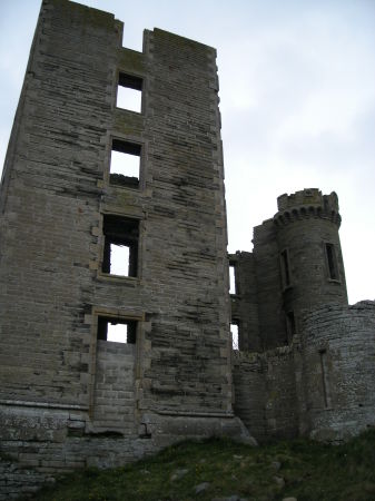 Close up view of Thurso Castle