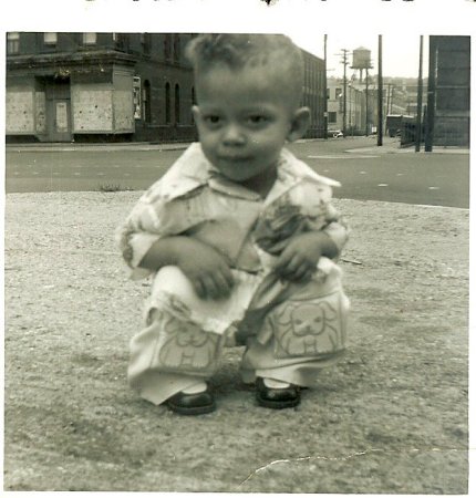 That's me - Island 11th and Willow 1954