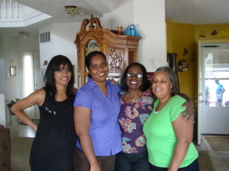 My Daughters and ,sister Yvonne visiting