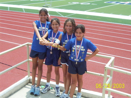 the Dream tracksters to Jr. Olympics