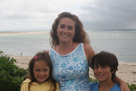 Me and my kids - Cape Cod 2009