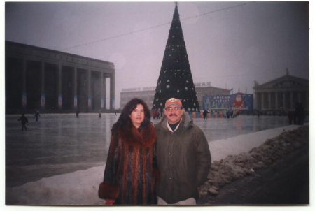 Me and wife in Minsk