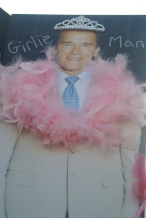 A Girlie Man Poster of Arnold