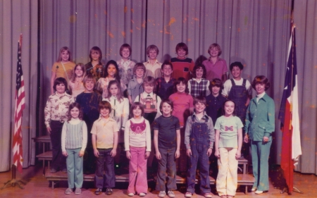 Fourth grade class picture, 1976.