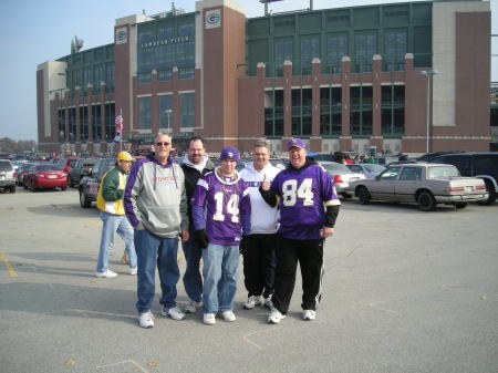 Wild Bill at Lambeau Field with my buddies