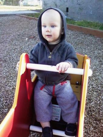 baby in park