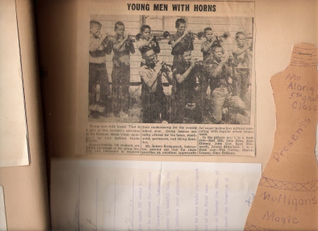 June 1963 Young Men with Horns