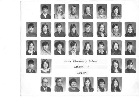 Dunn Elementary School 1971-72