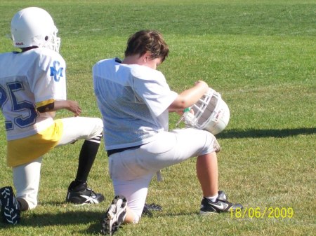 Son Don at Contact football camp 2009