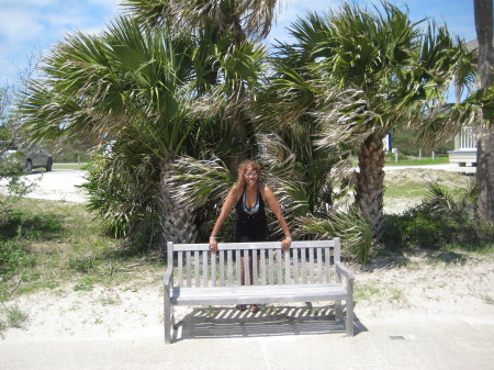 On vacation at the beach in 2009