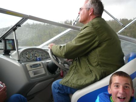 My son and my boat