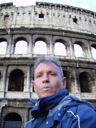 Alone at the Rome Colesium