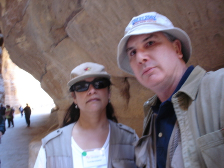 Us in Petra, Jordan