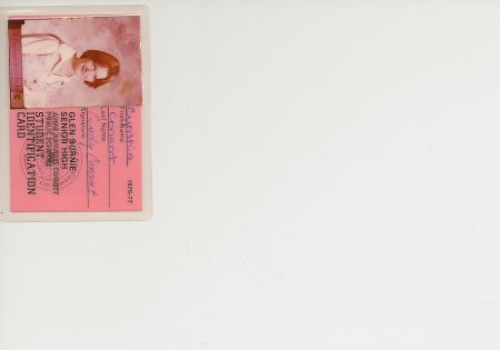 10th grade ID Card Glen Burnie High 1976
