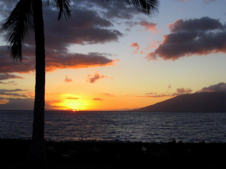 Sunset in Maui, Hawaii-2007