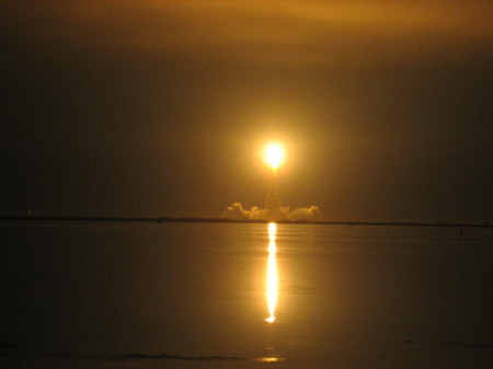 Nighttime Shuttle Launch