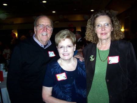 Jerry, Carol and Sylvia at 1959 Reunion
