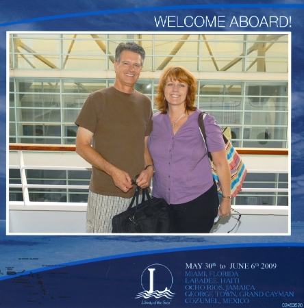 5/30/09 - Our wedding anniversary cruise