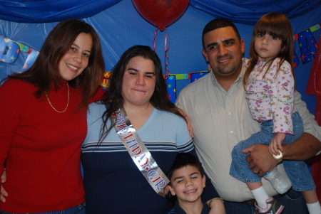 Vazquez Family and friend Jessica