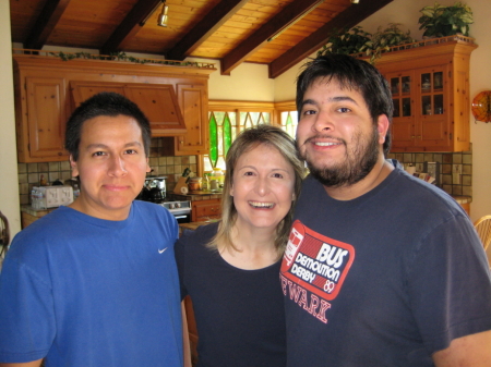 My family- Anthony, Tere, Marcus