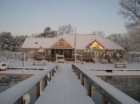 Lake side of House Feb 13, 2010