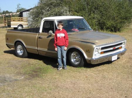 Jake and our old fam truck, :)