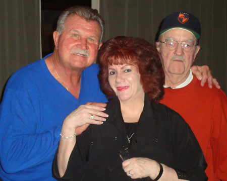 mike ditka, me, and vern 20092