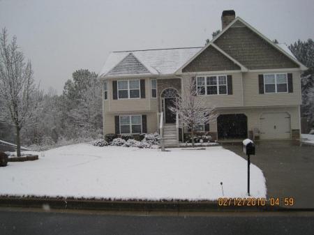 Snow in GA Feb.12 2010