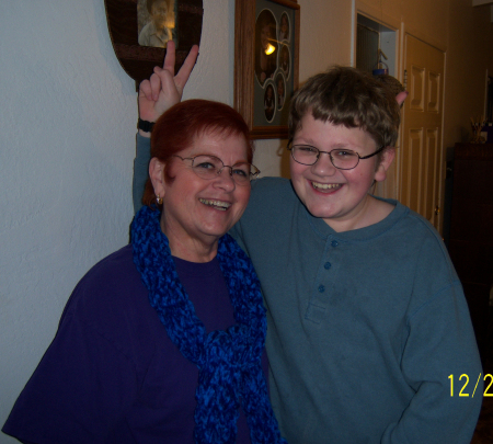 My grandson and myself