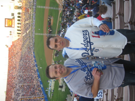 DODGERS GAME AT THE COLOSSEUM