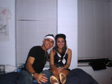 My Jimmy ..first yr college with danielle