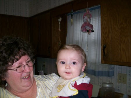 LINDA AND GRANDSON MICHAEL NOAH