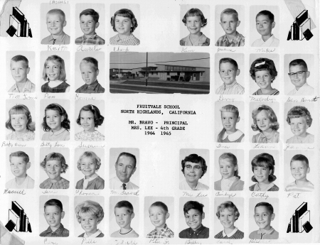 Mrs Lee's 4th Grade class of 1964-65