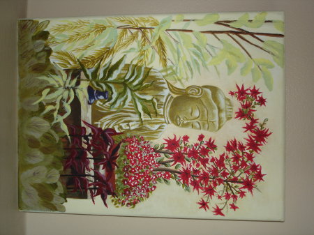 Budda Garden painting