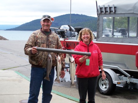 Eagle Lake trout fishing 2009