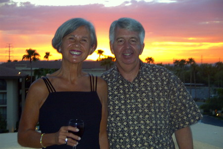 Eve and Jim Morse~Sunset in Arizona