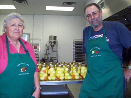 Making pickled eggs