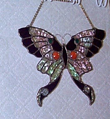 leaded glass butterfly I gave to my daughter