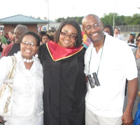 Jessica with parents