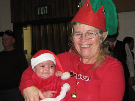 santa mayra and elf may