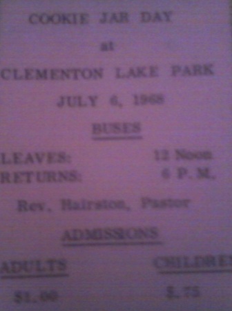 Old ticket for Clementon Lake Park