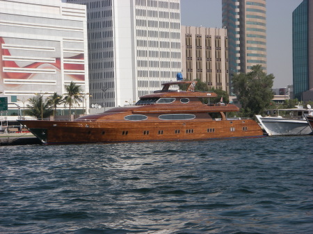 Wood Yacht on Dubai Creek