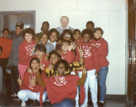 Class of 1987 with Mr. Stevenson