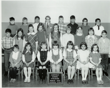 Garfield School Class Picture  4th Grade 1970