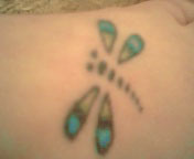 Dragonfly Tat on top of my foot