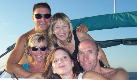 friends on the boat....