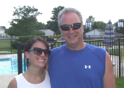 Bob and Sarah, graduation 2009