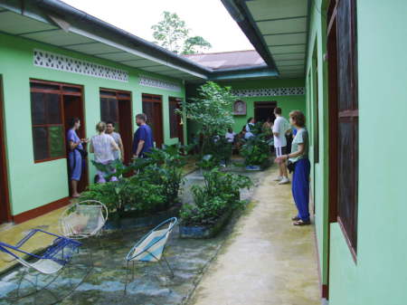 Our hotel in Tamshiyacu, Peru