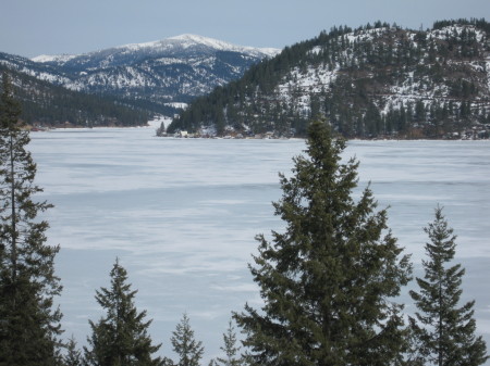 Winter on the lake